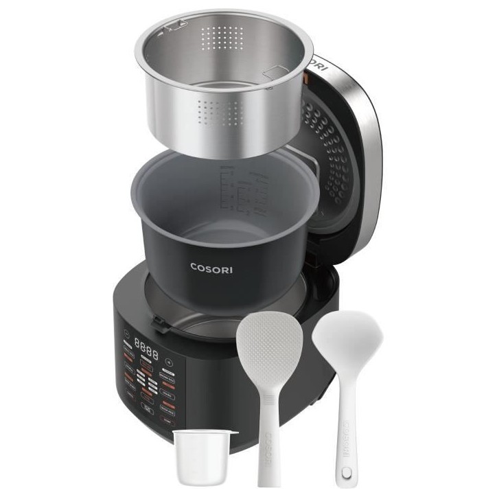 Multicuiseur COSORI - Capacité 5L - 17 programmes de cuisson - Jusqu'a 120°C - 970W Multicuiseur COSORI - Capacité 5L - 17 programmes de cuisson - Jusqu'a 120°C - 970W
