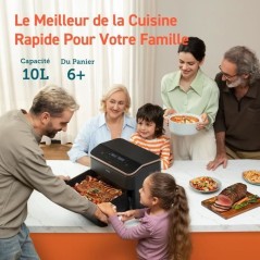 Friteuse sans huile COSORI - Dual Blaze Twinfry Chef Edition - Capacit