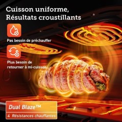 Friteuse sans huile COSORI - Dual Blaze Twinfry Chef Edition - Capacit