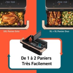 Friteuse sans huile COSORI - Dual Blaze Twinfry Chef Edition - Capacit