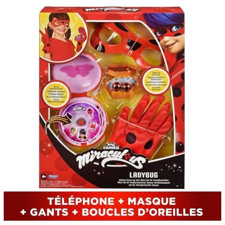 Set de transformation Deluxe - BANDAI - Miraculous - P50619 - Ladybug