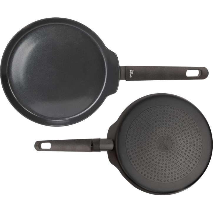 Crépiere - COSY & TRENDY - FULL BLACK - Aluminium - Ø24 cm - Tous feux dont induction Crépiere - COSY & TRENDY - FULL BLACK - Aluminium - Ø24 cm - Tous feux dont induction