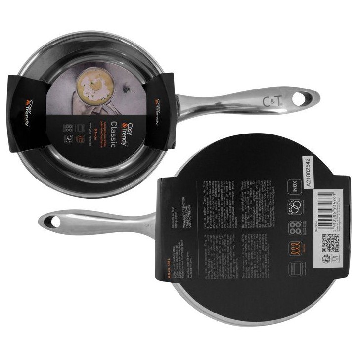 Casserole - COSY & TRENDY - CLASSIC - Acier inoxydable - Ø16 cm - 1,61 L - Tous feux dont induction