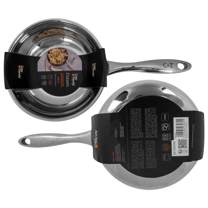 Casserole - COSY & TRENDY - CLASSIC - Acier inoxydable - Ø20 cm - 2,7 L - Tous feux dont induction Casserole - COSY & TRENDY - CLASSIC - Acier inoxydable - Ø20 cm - 2,7 L - Tous feux dont induction