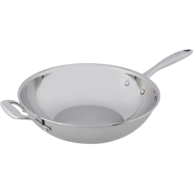 Wok - COSY & TRENDY - CLASSIC - Acier inoxydable - Ø30 cm - Tous feux