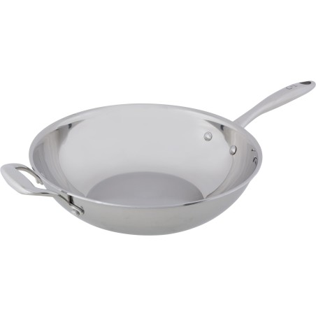Wok - COSY & TRENDY - CLASSIC - Acier inoxydable - Ø30 cm - Tous feux
