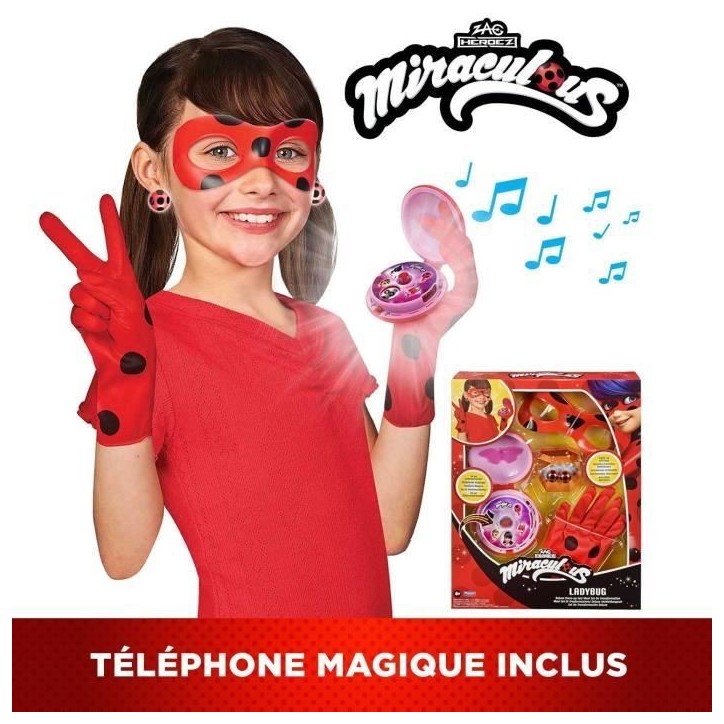 Set de transformation Deluxe - BANDAI - Miraculous - P50619 - Ladybug