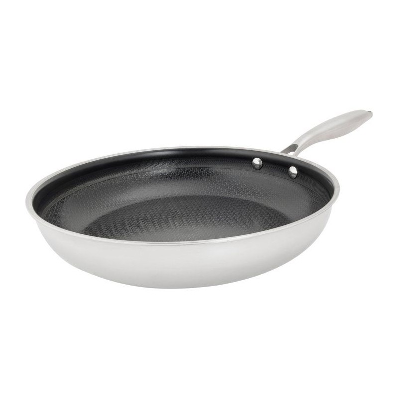 Poele - COSY & TRENDY - HEXAPRO - Acier inoxydable - Ø28 cm - Anti-ad