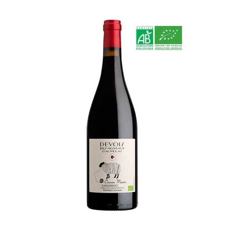 Devois des Agneaux d'Aumelas Vignobles Jeanjean Cousu main 2023 Langue