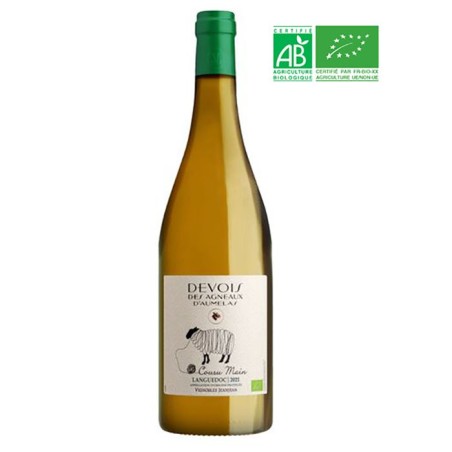 Devois des Agneaux d'Aumelas Vignobles Jeanjean cousu main 2024 Langue