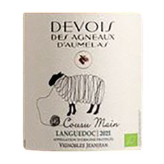 Devois des Agneaux d'Aumelas Vignobles Jeanjean cousu main 2024 Languedoc - Vin blanc de Languedoc - Bio