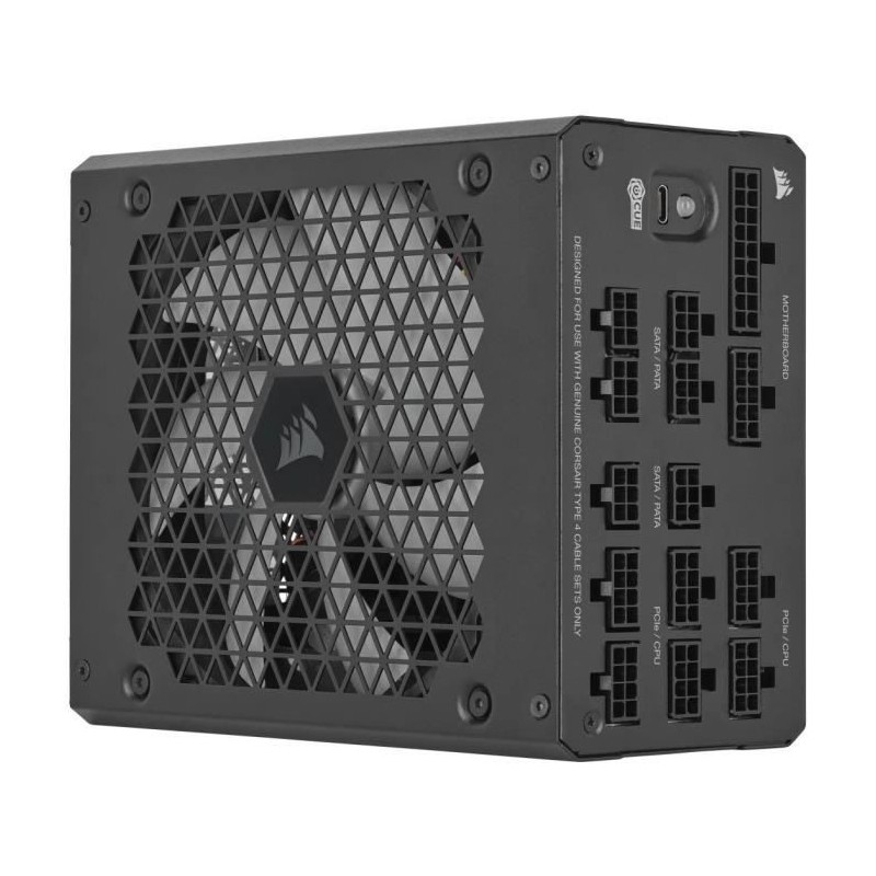Alimentation PC - CORSAIR - iCUE LINK HX1000i SHIFT - 1000 Watt - Cybe