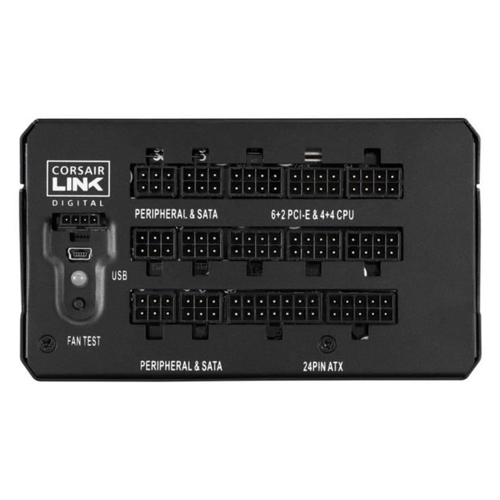 Alimentation PC - CORSAIR - iCUE LINK HX1200i SHIFT - 1200 Watt - Cybenetics Platinum - Fully Modular Alimentation PC - CORSAIR - iCUE LINK HX1200i SHIFT - 1200 Watt - Cybenetics Platinum - Fully Modular