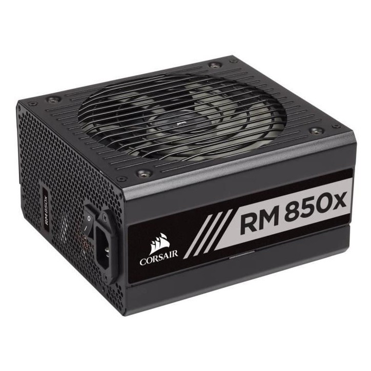 Alimentation PC - CORSAIR - RM850x Shift - 850 Watt - ATX 3.1 - PCIe 5.1 - Cybenetics GOLD Certified - Shifted Modular PSU Alimentation PC - CORSAIR - RM850x Shift - 850 Watt - ATX 3.1 - PCIe 5.1 - Cybenetics GOLD Certified - Shifted Modular PSU