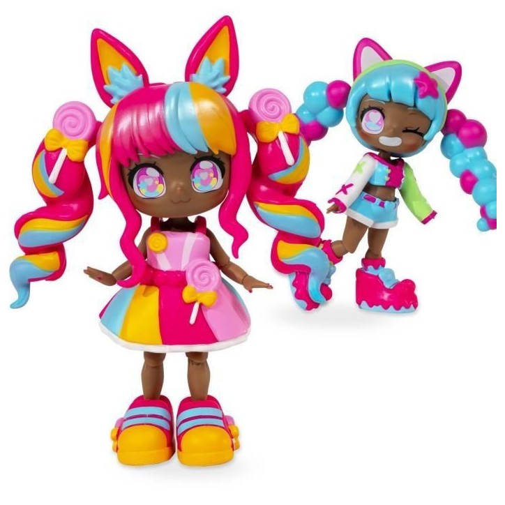 Poupée Personalisable - BANDAI - Animakii - HEA26351 - Lollipop et Bubblegum Poupée Personalisable - BANDAI - Animakii - HEA26351 - Lollipop et Bubblegum