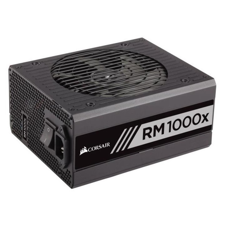 Alimentation PC - CORSAIR - RM1000x Shift -1000 Watt - ATX 3.1 - PCIe 5.1 - Cybenetics GOLD Certified - Shifted Modular PSU Alimentation PC - CORSAIR - RM1000x Shift -1000 Watt - ATX 3.1 - PCIe 5.1 - Cybenetics GOLD Certified - Shifted Modular PSU