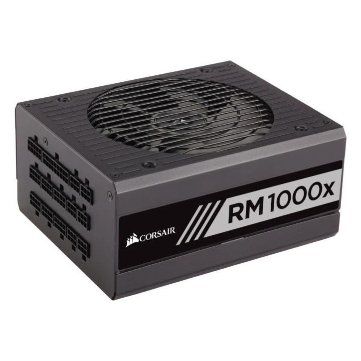Alimentation PC - CORSAIR - RM1000x Shift -1000 Watt - ATX 3.1 - PCIe 5.1 - Cybenetics GOLD Certified - Shifted Modular PSU Alimentation PC - CORSAIR - RM1000x Shift -1000 Watt - ATX 3.1 - PCIe 5.1 - Cybenetics GOLD Certified - Shifted Modular PSU