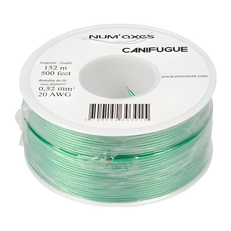 Bobine de fil 0,52 mm² x 152 m clotûres anti fugue