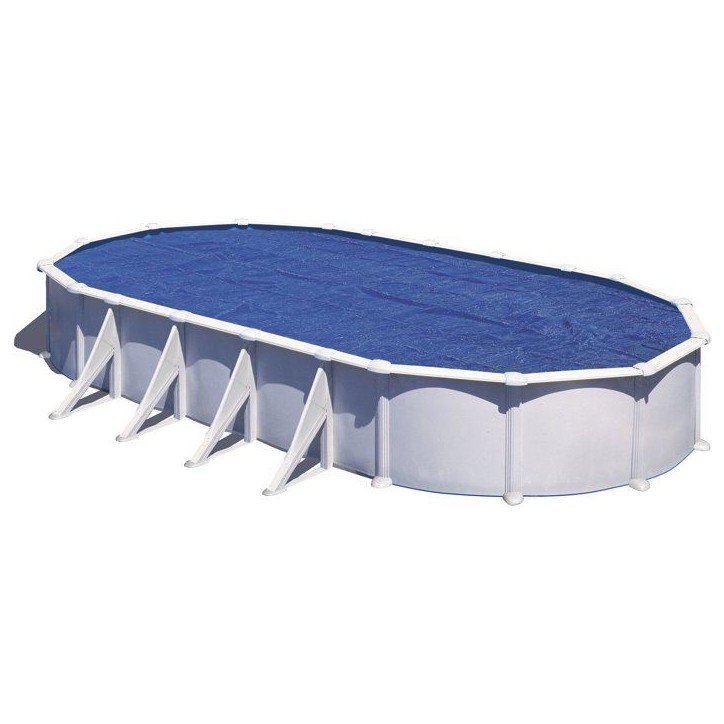 Bâche été a bulles - GRE - 180 µ - Piscine 8,10 x 4,70 m - Pour piscine acier/résine, tubulaire ou auto portante Bâche été a bulles - GRE - 180 µ - Piscine 8,10 x 4,70 m - Pour piscine acier/résine, tubulaire ou auto portante