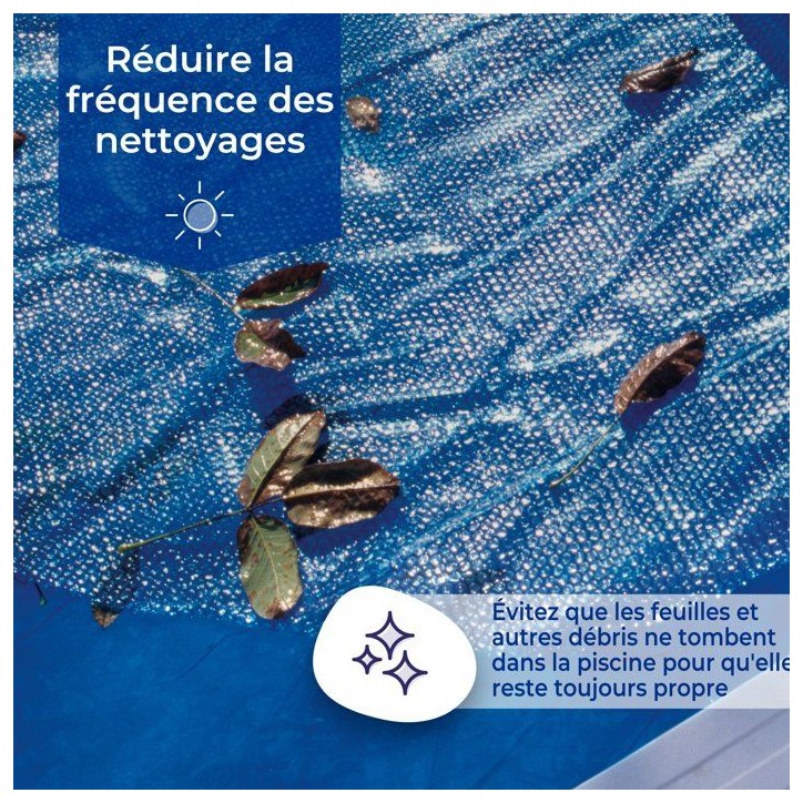 Bâche été a bulles - GRE - 180 µ - Piscine 8,10 x 4,70 m - Pour piscine acier/résine, tubulaire ou auto portante Bâche été a bulles - GRE - 180 µ - Piscine 8,10 x 4,70 m - Pour piscine acier/résine, tubulaire ou auto portante