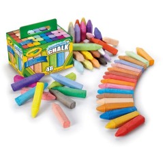 Boîte de craies lavables - CRAYOLA - 48 pieces - Pour sol - Des 4 ans