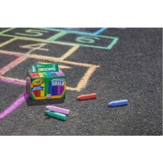 Boîte de craies lavables - CRAYOLA - 48 pieces - Pour sol - Des 4 ans