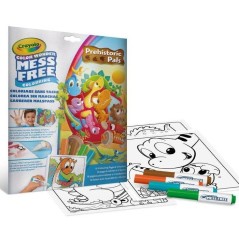 Set de coloriage - CRAYOLA - Color Wonder - Prehistoric Pals - Livre + 4 feutres - Des 3 ans