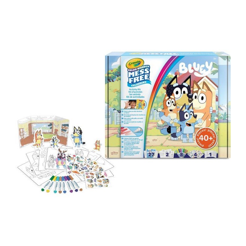 Malette d'activités coloriage - CRAYOLA - Color Wonder - Bluey - Des