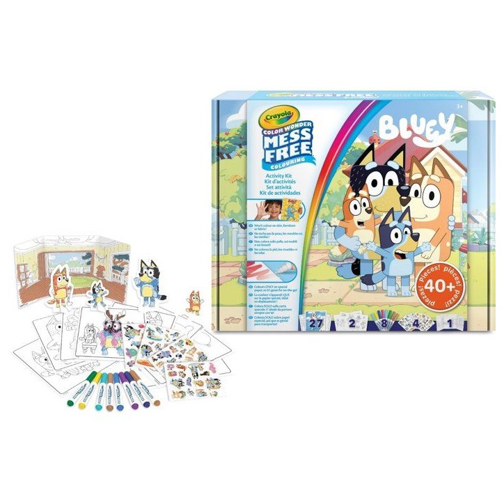 Malette d'activités coloriage - CRAYOLA - Color Wonder - Bluey - Des 3 ans
