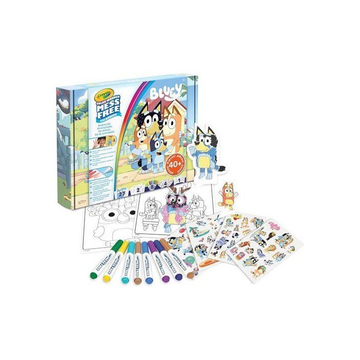 Malette d'activités coloriage - CRAYOLA - Color Wonder - Bluey - Des 3 ans