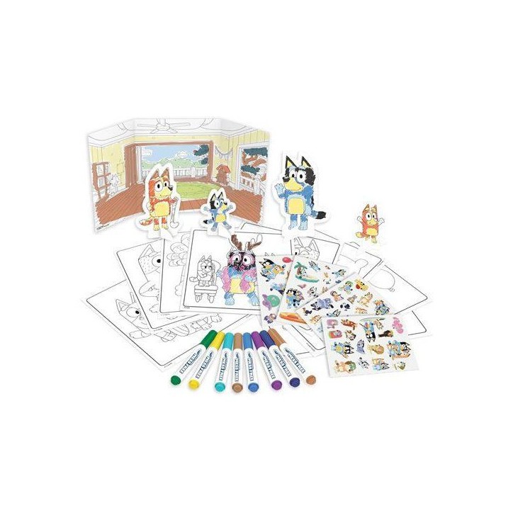Malette d'activités coloriage - CRAYOLA - Color Wonder - Bluey - Des 3 ans
