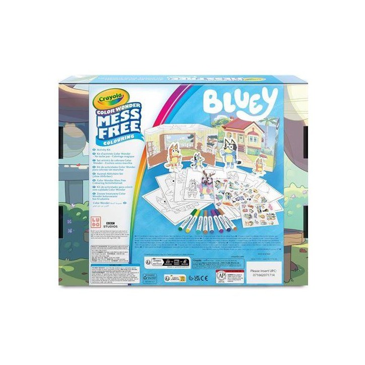 Malette d'activités coloriage - CRAYOLA - Color Wonder - Bluey - Des 3 ans