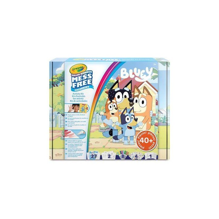 Malette d'activités coloriage - CRAYOLA - Color Wonder - Bluey - Des 3 ans