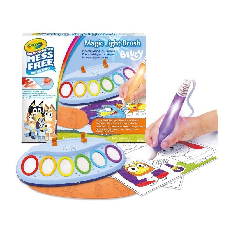 Pinceau magique lumineux - CRAYOLA - Color Wonder - Magic Light-Up Bru