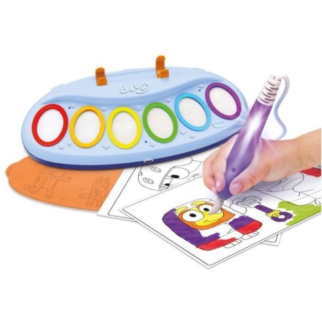Pinceau magique lumineux - CRAYOLA - Color Wonder - Magic Light-Up Brush - Bluey - Des 3 ans