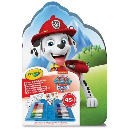 Coffret coloriage - CRAYOLA - Kit créatif - Pat'Patrouille - 45 pieces - Des 5 ans