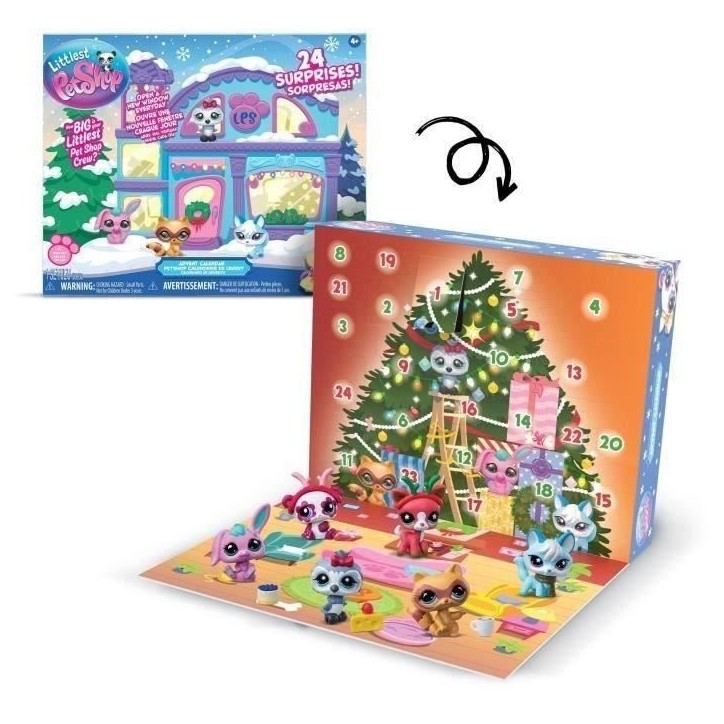 Calendrier de l'Avent - BANDAI - Littlest Pet Shop - BF00758 - Edition 2025