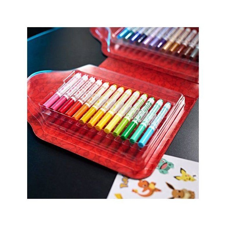 Coffret coloriage - CRAYOLA - Kit créatif - Pokémon - 45 pieces - Des 5 ans Coffret coloriage - CRAYOLA - Kit créatif - Pokémon - 45 pieces - Des 5 ans