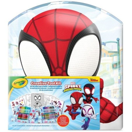 Kit de coloriage créatif - CRAYOLA - Spider-Man - 40 pieces - Des 5 a