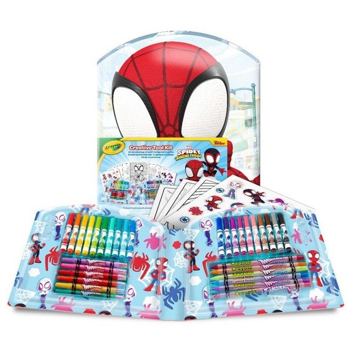Kit de coloriage créatif - CRAYOLA - Spider-Man - 40 pieces - Des 5 ans Kit de coloriage créatif - CRAYOLA - Spider-Man - 40 pieces - Des 5 ans