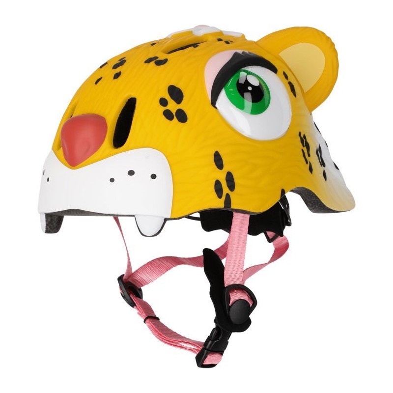 Casque Vélo - CRAZY SAFETY - Léopard - Taille S (49-55cm)