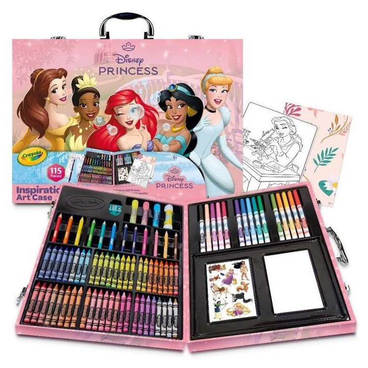 Malette de coloriage - CRAYOLA - Inspiration Art Case - Princesses Disney - Des 5 ans Malette de coloriage - CRAYOLA - Inspiration Art Case - Princesses Disney - Des 5 ans