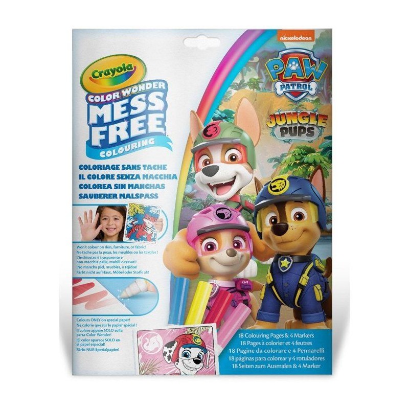 Set de coloriage - CRAYOLA - Color Wonder - Pat'Patrouille - Livre + 4