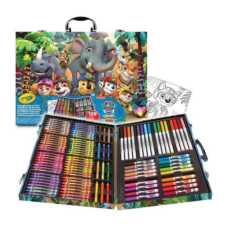 Malette de coloriage - CRAYOLA - Inspiration Art Case - Pat' Patrouill