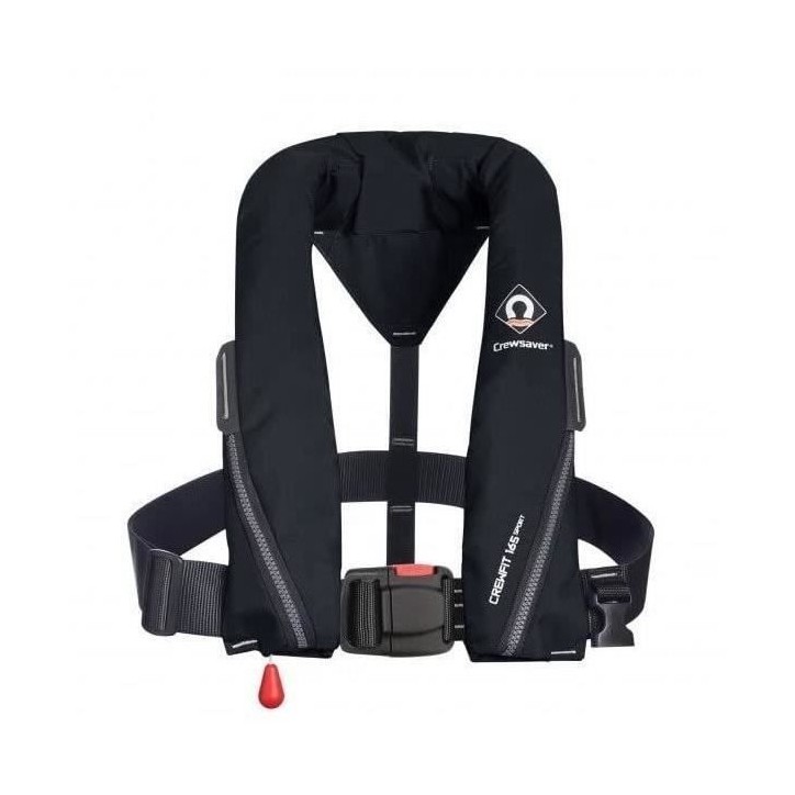 Gilet de sauvetage - CREWSAVER - CREWFIT 165N Sport - Automatique - Sans harnais - Noir Gilet de sauvetage - CREWSAVER - CREWFIT 165N Sport - Automatique - Sans harnais - Noir