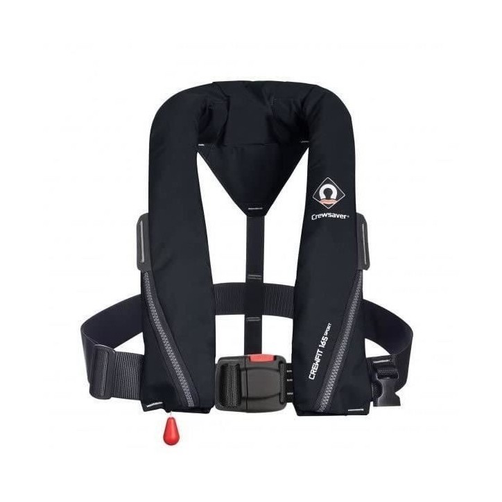 Gilet de sauvetage - CREWSAVER - CREWFIT 165N Sport - Automatique - Sans harnais - Noir Gilet de sauvetage - CREWSAVER - CREWFIT 165N Sport - Automatique - Sans harnais - Noir