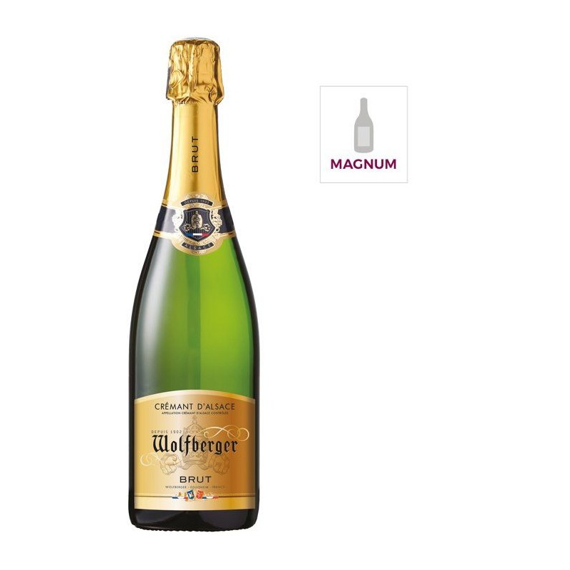 Magnum Wolfberger Crémant d'Alsace Brut - 150cl
