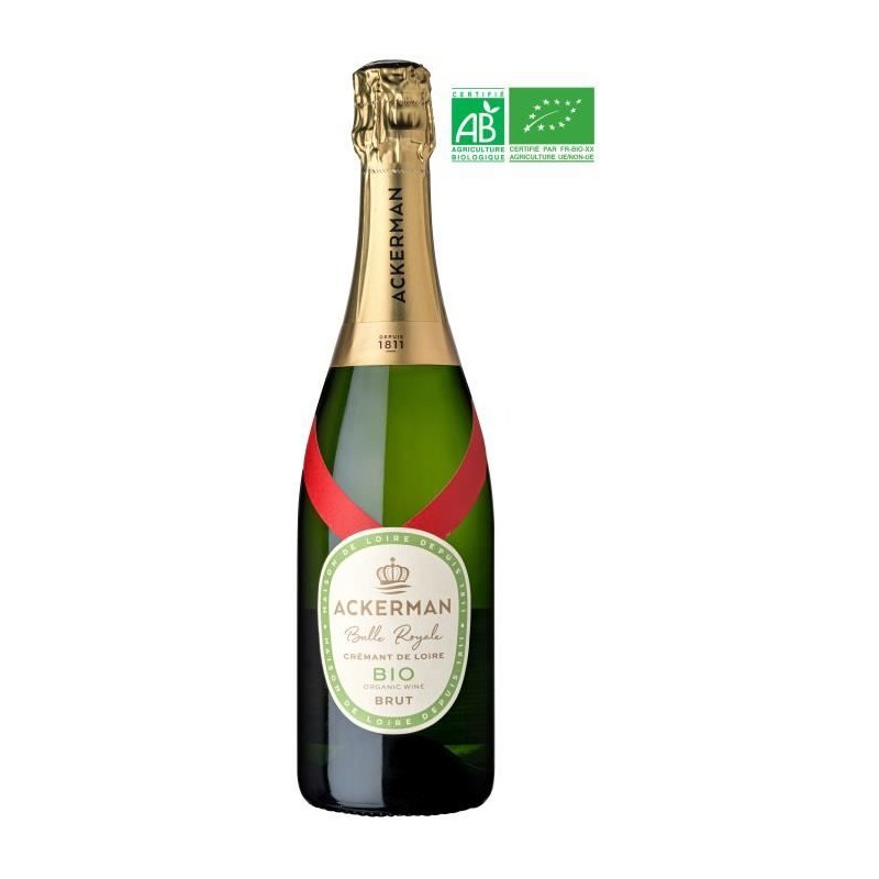 Ackerman Bulle Royale Crémant de Loire Bio Brut - 75cl