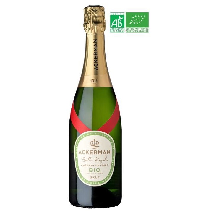 Ackerman Bulle Royale Crémant de Loire Bio Brut - 75cl
