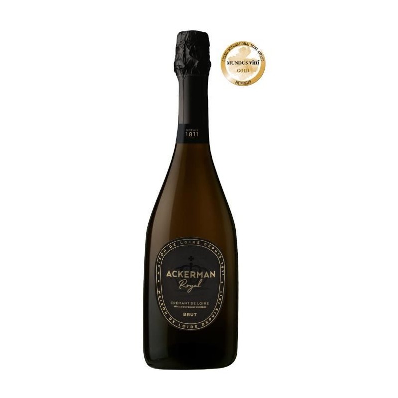 Ackerman 2022 Crémant de Loire Brut - Vin blanc de la Loire
